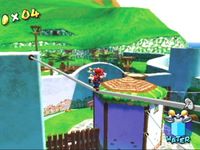 une photo d'Ã©cran de Super Mario Sunshine sur Nintendo Gamecube